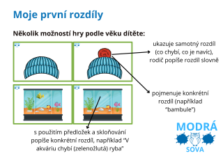 Aktivita pro nejmenší - Moje první rozdíly (44 párů kartiček)